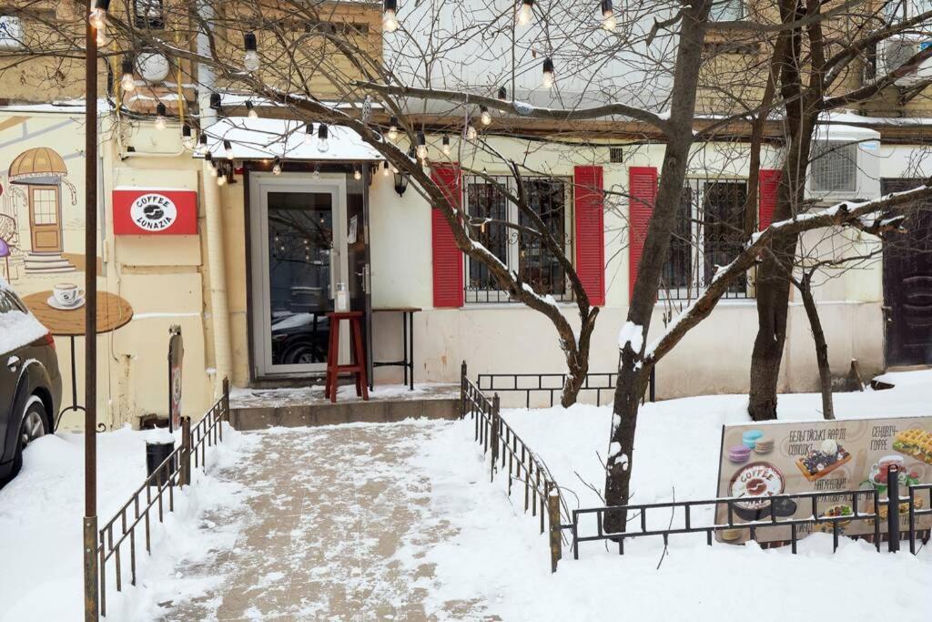 Apartment Near Bessarabsky Square Kiev Exterior foto